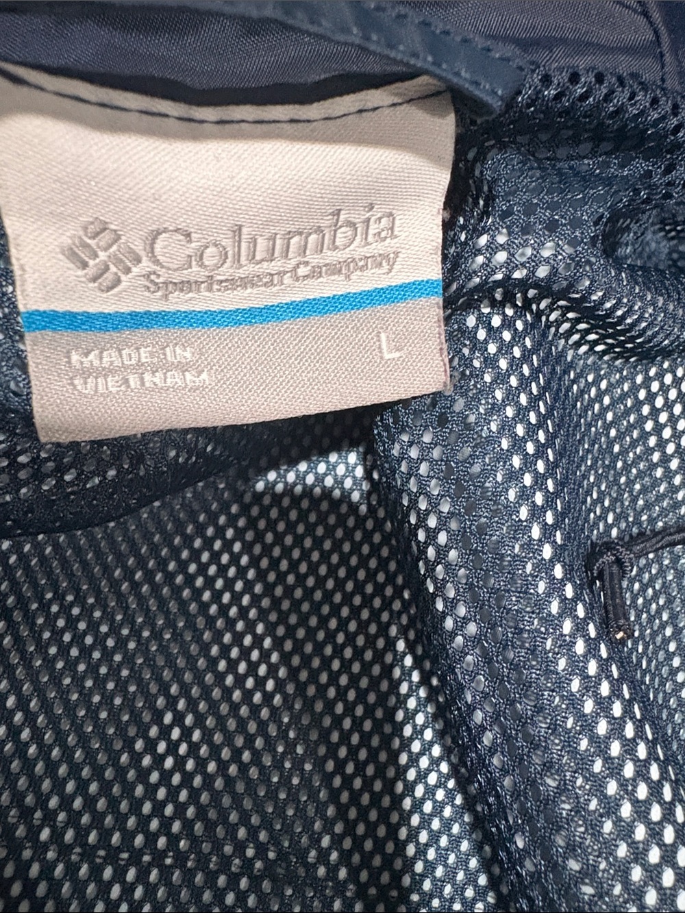 Columbia Women’s Dark Blue Hooded Rain Jacket - Picture 4 of 8